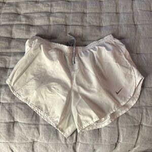 Nike Women's White Athletic Shorts